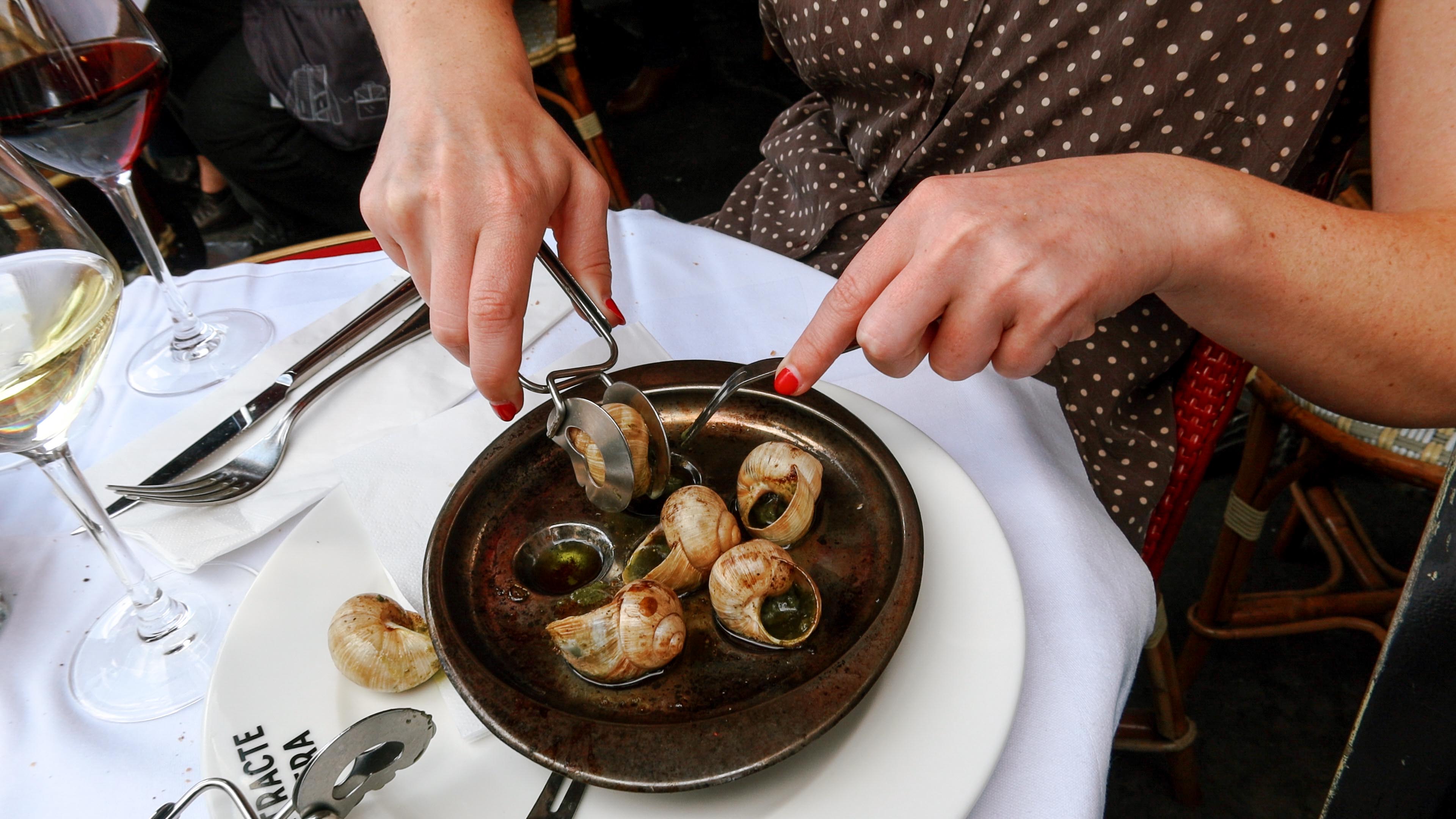 Trying Snails (Escargot) for the First Time in Paris